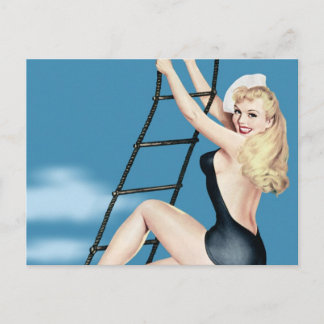 Cartão Postal Cartão-postal Pin-Up