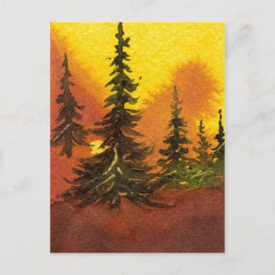 Cartão Postal Cartão-postal "Pines in the Ridge #2"