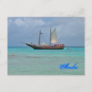 Cartão Postal Cartão-postal Pirata de Aruba