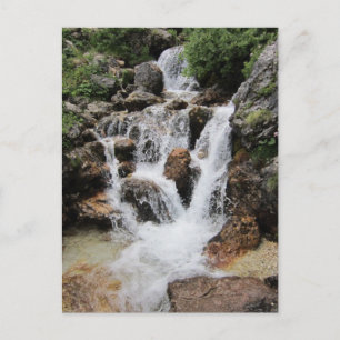 Cartão Postal Cartão-postal:Pisciadu Waterfall,Sella Massif