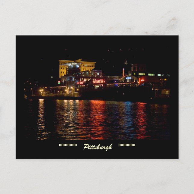 Cartão Postal Cartão-postal Pittsburgh - Praça-Estação (Frente)