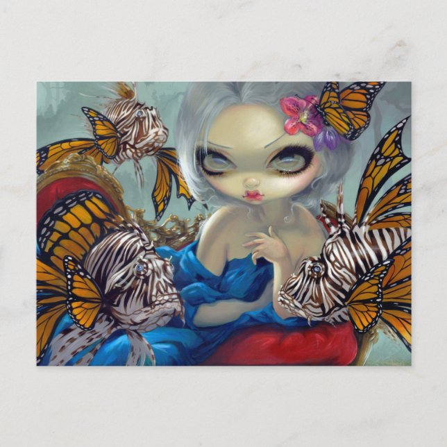 Cartão Postal Cartão-postal "Poissons Volants: Le Poisson-Lion" (Frente)