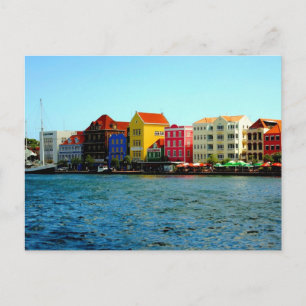Cartão Postal Cartão-postal Porto de Willemstad Curacao