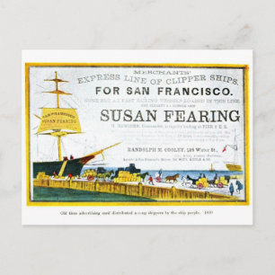 Cartão Postal Cartão-postal Poster de Viagem de San Francisco V
