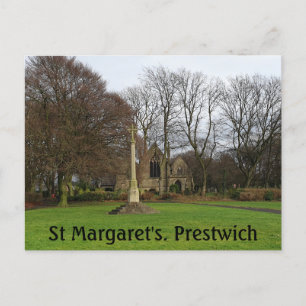Cartão Postal Cartão-postal Prestwich da rua Margaret