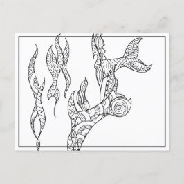 Cartão Postal Cartão-postal preto e branco de Flukes
