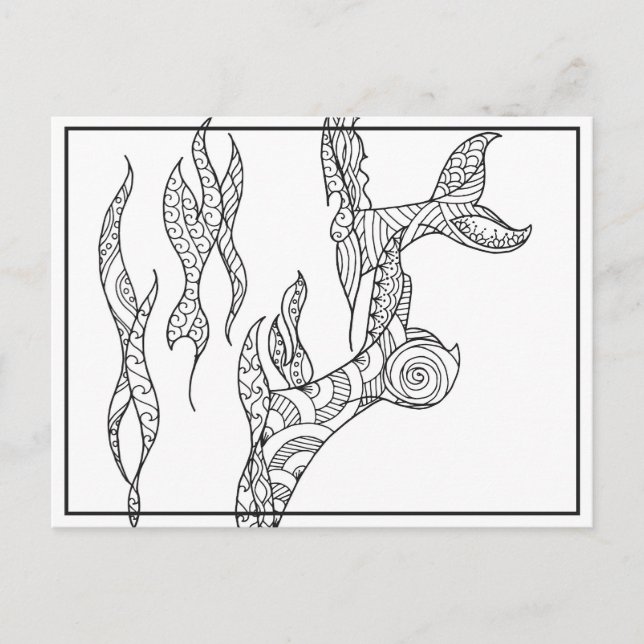 Cartão Postal Cartão-postal preto e branco de Flukes (Frente)