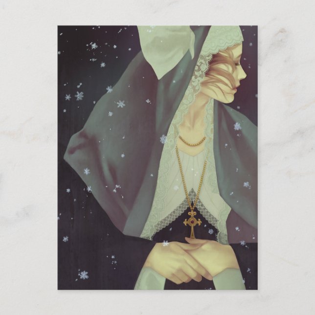 Cartão Postal Cartão-postal 'Primeira Neve' (Frente)