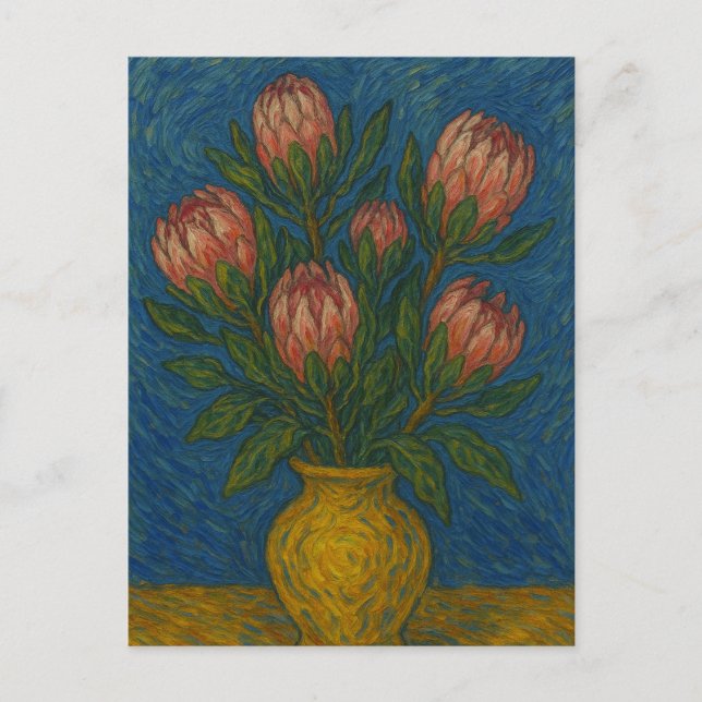 Cartão Postal Cartão-postal Protea (Frente)