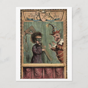 Cartão Postal Cartão-postal "Punch and the Hangman"