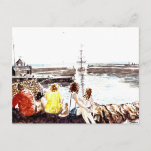 Cartão Postal Cartão-postal 'Quando o Barco Entrar'