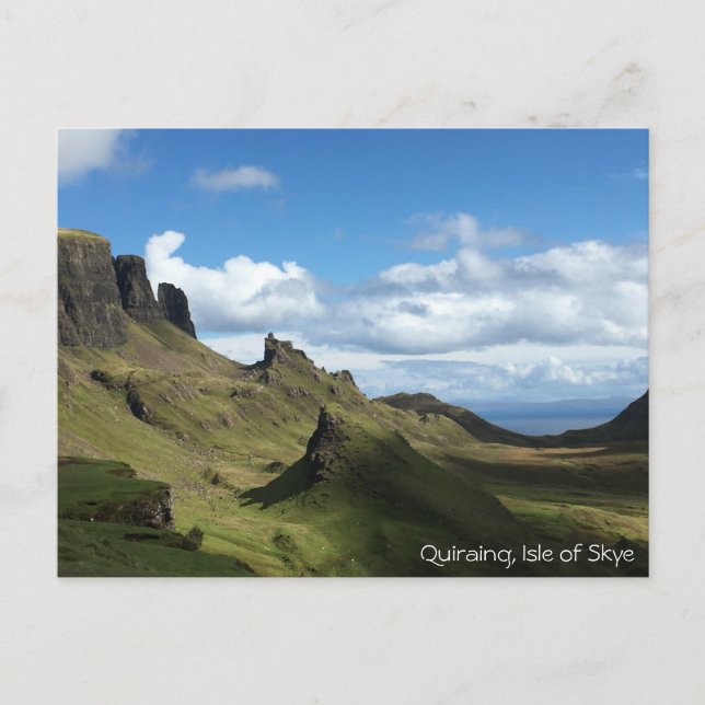 Cartão Postal Cartão-postal Quiraing Skye (Frente)