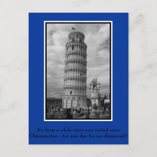 Cartão Postal Cartão-postal Quiroprático para Reativação do Doen