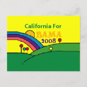 Cartão Postal Cartão-postal Rainbow da Califórnia