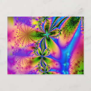 Cartão Postal Cartão-postal Rainbow Sparkles