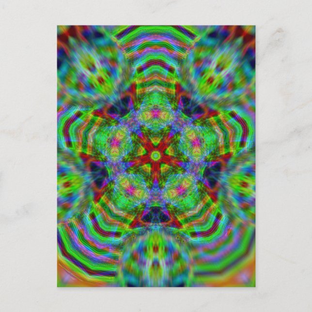 Cartão Postal Cartão-postal Rainbow'delica (Frente)