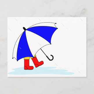 Cartão Postal Cartão-postal Rainy Day