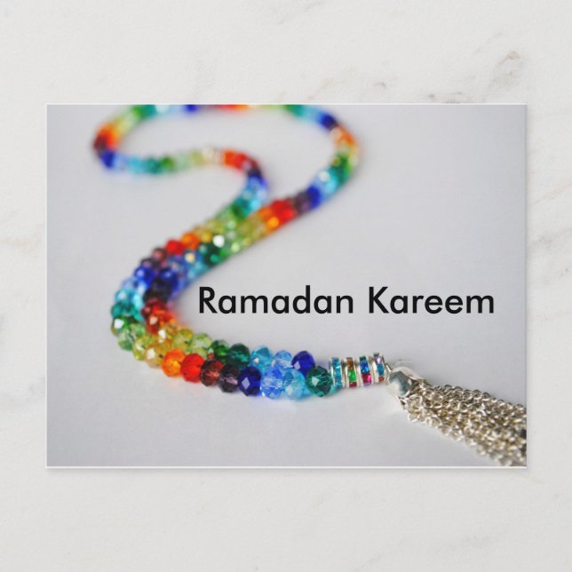Cartão Postal Cartão-postal Ramadan Kareem Rainbow (Frente)