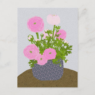 Cartão Postal Cartão-postal Ranunculus