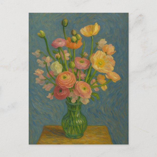 Cartão Postal Cartão-postal Ranunculus (Frente)