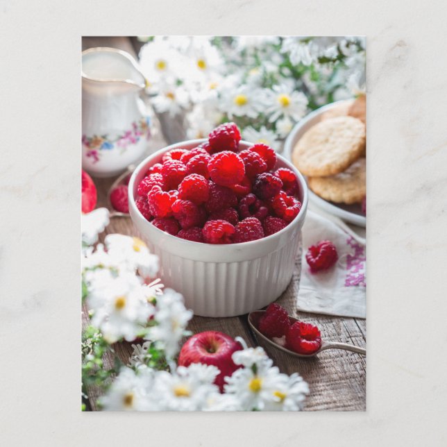 Cartão Postal Cartão-postal Raspberry Summer (Frente)