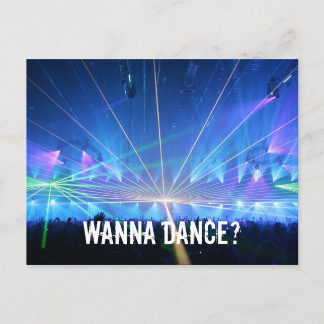 Cartão Postal Cartão-postal Rave (Frente)