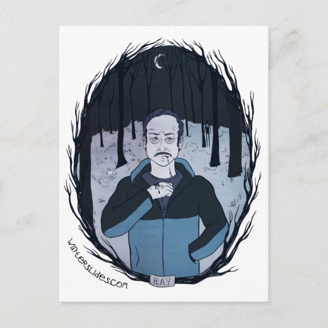 Cartão Postal Cartão-postal "Ray" - Slides de inverno (Frente)