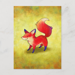 Cartão Postal Cartão-postal Red Fox