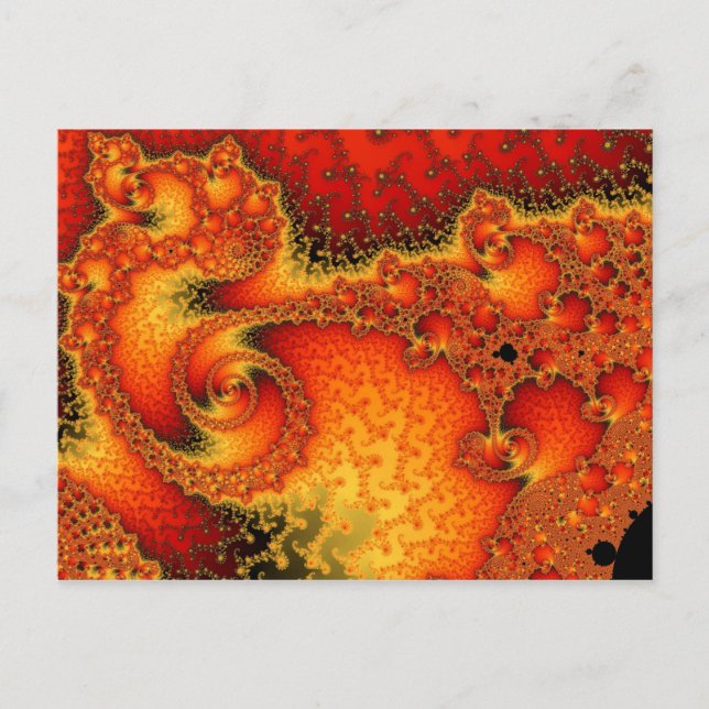 Cartão Postal Cartão-postal Red Hot Firepit (Frente)