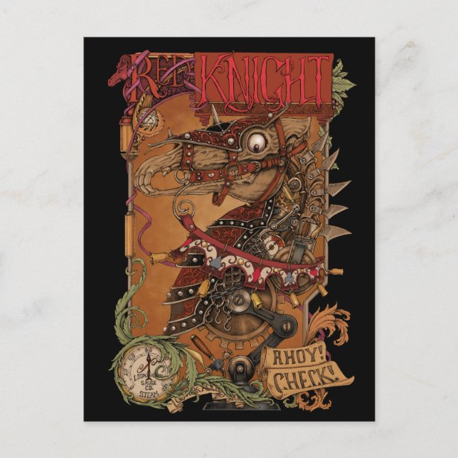 Cartão Postal Cartão-postal Red Knight (Frente)