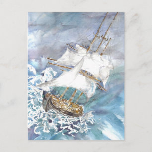 Cartão Postal Cartão-postal 'Reefing'