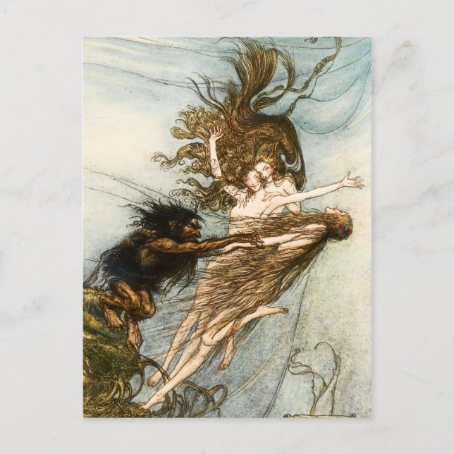 Cartão Postal Cartão-postal Reno e Alberich (Frente)
