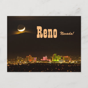 Cartão Postal Cartão-postal Reno Nevada New Moon