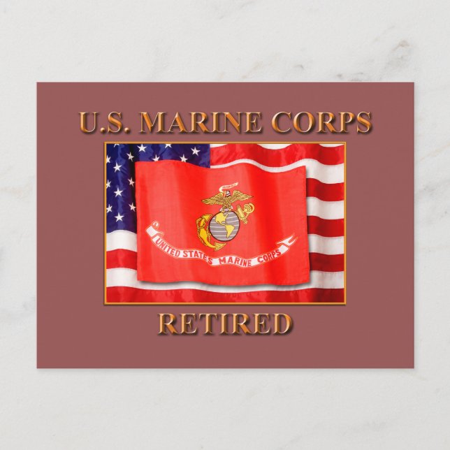Cartão Postal Cartão-postal retirado do USMC (Frente)