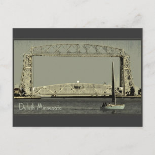 Cartão Postal Cartão-postal Retro Duluth Minnesota