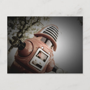 Cartão Postal Cartão-postal Retro Toy Robby Robot 02
