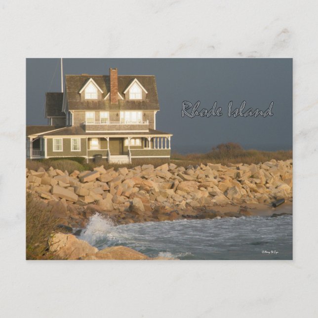 Cartão Postal Cartão-postal Rhode Island (Frente)
