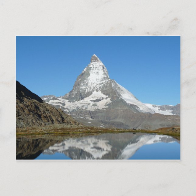 Cartão Postal Cartão-postal Riffelsee Matterhorn (Frente)