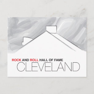 Cartão Postal Cartão-postal Rock and Roll Hall of Fame Clevelan