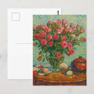Cartão Postal Cartão-postal rosas