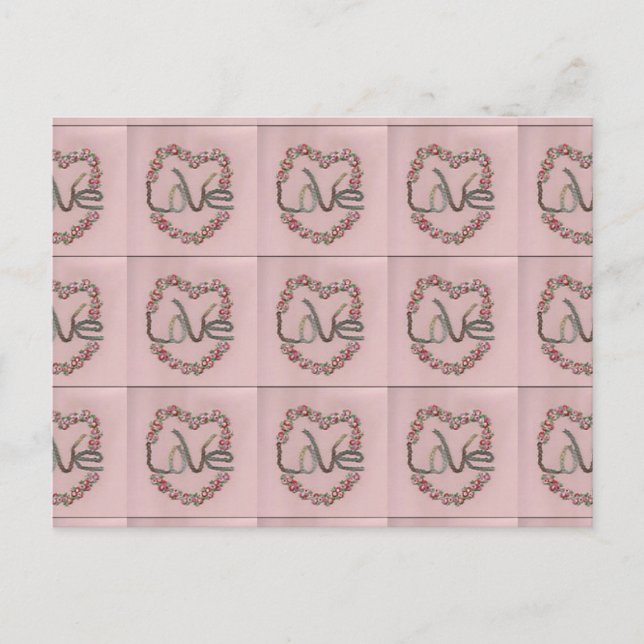 Cartão Postal Cartão-postal Rosebud Love (Frente)