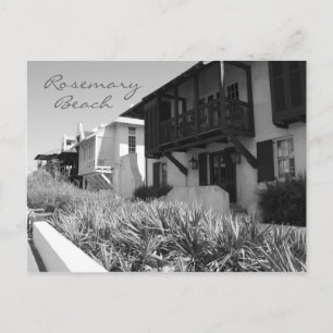 Cartão Postal Cartão-postal Rosemary Beach Black & White