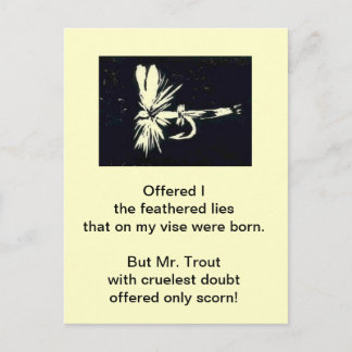 Cartão Postal Cartão-postal "Royal Coachman"