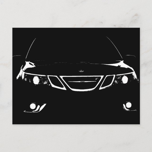 Cartão Postal Cartão-postal Saab (Frente)