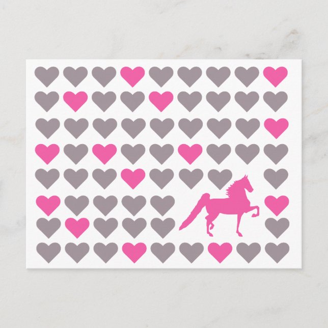 Cartão Postal Cartão-postal Saddlepurado - Amor Saddlecriado Ame (Frente)