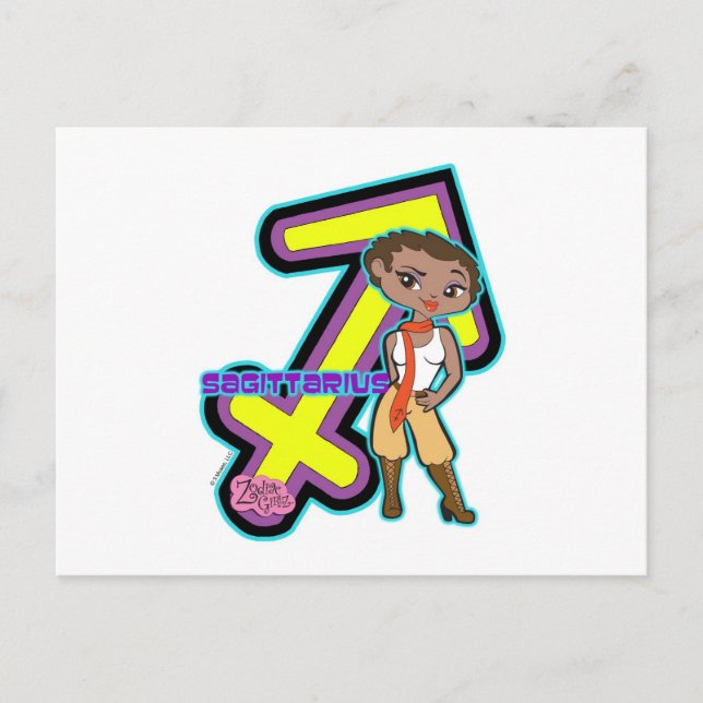 Cartão Postal Cartão-postal Sagittarius (Frente)