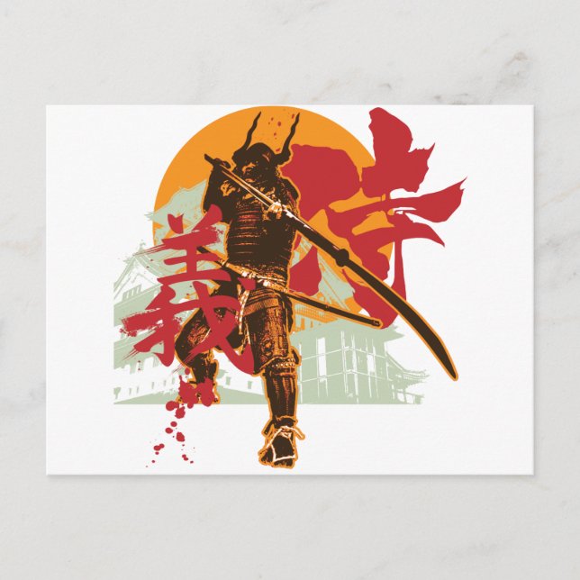 Cartão Postal Cartão-postal Samurai6 (Frente)