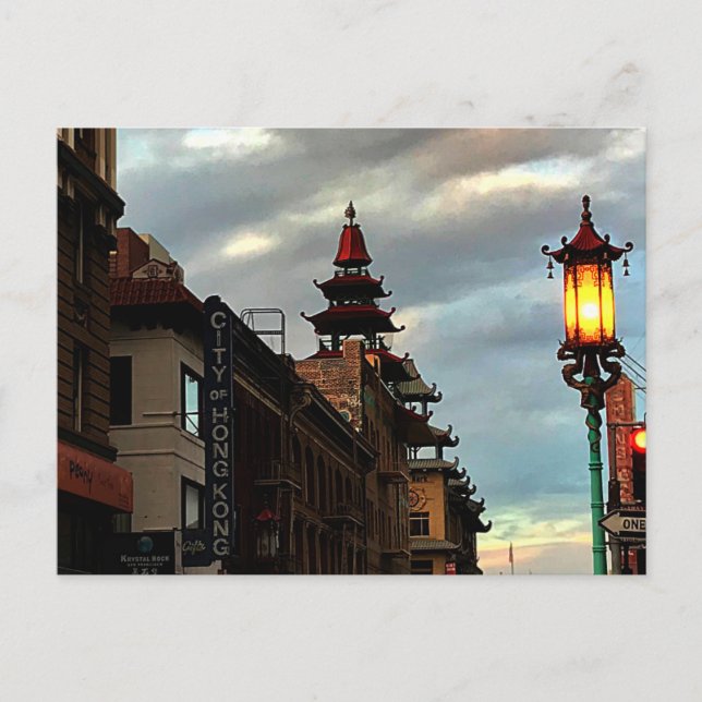 Cartão Postal Cartão-postal San Francisco Chinatown nº 6-2 (Frente)