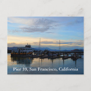 Cartão Postal Cartão-postal San Francisco Pier 39 #1-2