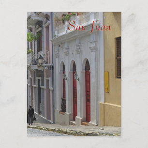 Cartão Postal Cartão-postal San Juan Antigo, Porto Rico Souveni